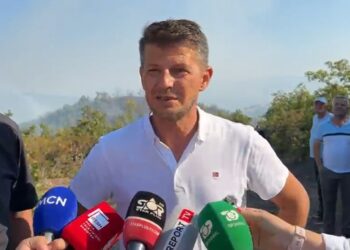 Situata tepër e rrezikshme, kryetari i Mirditës: Flakët përhapen shumë nga era në Tenë, zjarret të qëllimshme