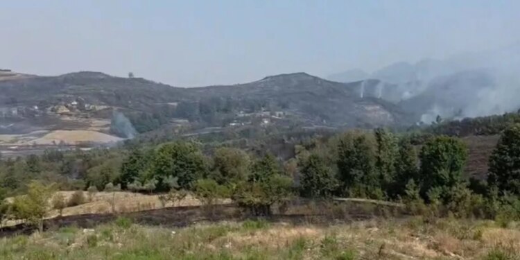 Situatë alarmante nga zjarri në Priskë: ndërpritet furnizimi dhe banorët e Lundrës mbeten pa ujë