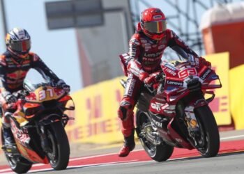 Spektakël në Aragon: Marquez i pandalshëm drejt titullit, fundjavë e hidhur për Francesco Bagnaia-n
