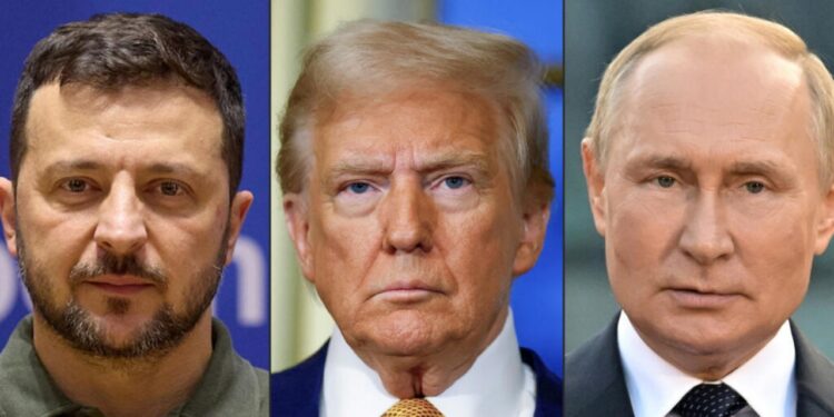 Takim Trump, Putin e Zelensky? Reagon Kremlini: Mund të ndodhë vetëm nëse…