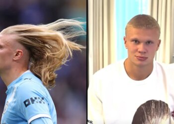 Video: Dukesh si 10 vjeç! Haaland debuton me look të ri, Guardiola nuk përmbahet