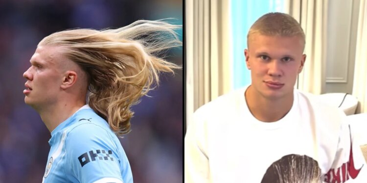 Video: Dukesh si 10 vjeç! Haaland debuton me look të ri, Guardiola nuk përmbahet