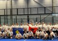 Video/ Një gjak, dy ekipe: përballja Shqipëri-Kosovë në Lojërat Mesdhetare nën tingullin e këngës së Adem Jasharit