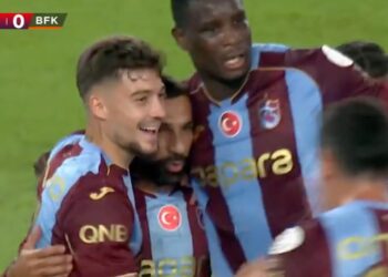 Video/ Salah shënon golin e parë me Trabzonspor dhe feston me Muçin