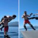 Video/ Zuckerberg përballet me yllin e UFC-së në Liqenin Tahoe, Dvalishvili e hedh në ujë