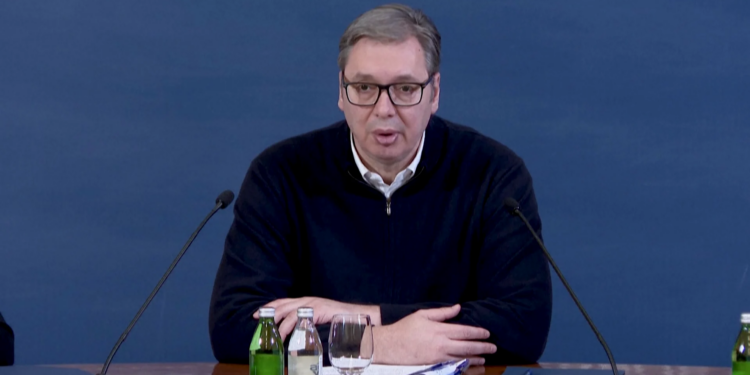 Vuçiç kërcënon Kosovën me ujin, Presidenti serb paralajmëron ndryshimin e rrjedhës së Lumit Ibër: Angazhuam ekspertë