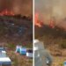 Zjarri del jashtë kontrollit në Finiq, flakët avancojnë drejt fshatrave; forca zjarrfikëse dhe ndërhyrje ajrore
