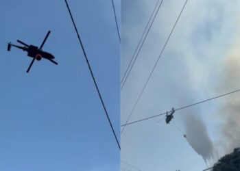 Zjarri riaktivizohet në Abazë të Krujës; vijon ndërhyrja nga ajri dhe toka për shuarjen e flakëve