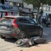 Aksident në zonën e Don Boskos: makina përplas motorin, drejtuesi në gjendje të rëndë