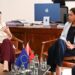 Ambasadorja e BE-së në Shqipëri takim me ministren Pirdeni: Rikonfirmojmë angazhimin e plotë për të mbështetur Shqipërinë