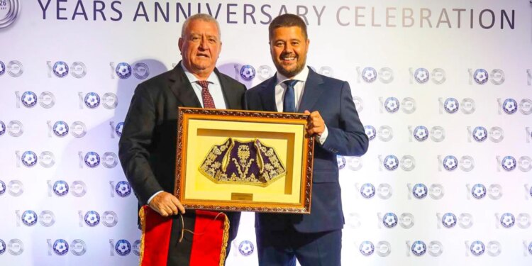 Armand Duka në kremtimin e 100-vjetorit të Federatës Greke: Jubile i rëndësishëm për futbollin e vendit