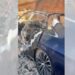 Digjet një Audi A8 në rrugën e bypass-it pranë Radhimës, shkak dyshohet një shkëndijë elektrike