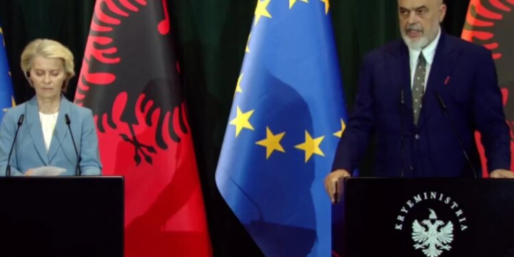 E informova Von der Leyen për Zvërnecin — Kryeministri Rama: Para fundvitit nisim mbylljen e kapitujve, vitin tjetër vijojmë