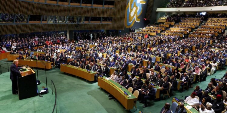Gjatë fjalimit të Trump në Asamblenë e Përgjithshme të OKB-së, delegacionet e Iranit dhe Kubës u larguan