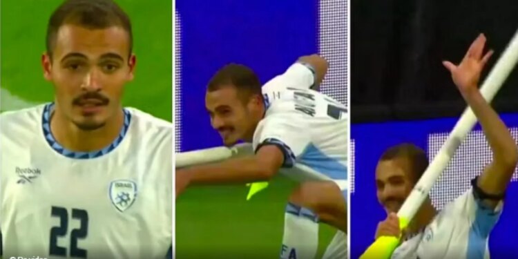 Izraeli, lojtari shënon dhe simulon gjuajte bilardoje me flamurin e këndit, arbitri e përjashton (VIDEO)