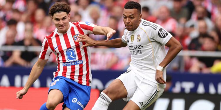 Julian Alvarez dhe Kylian Mbappe, dy anë të kundërta të derbit të Madridit