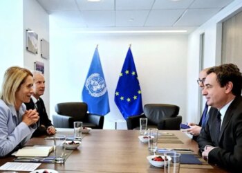 Kaja Kallas takohet me Kurtin dhe Vuçiçin në Nju Jork, kërkon përparim në dialogun Kosovë-Serbi