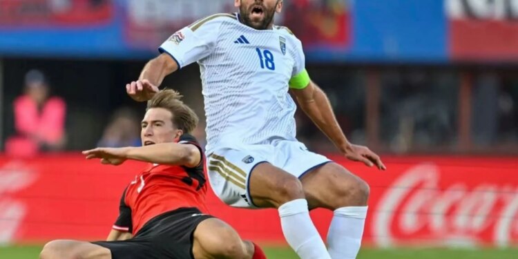 Kosova përjeton humbje të hidhur në Vjenë, Austria fiton 3-1, goli i Zhegrovës nuk mjafton