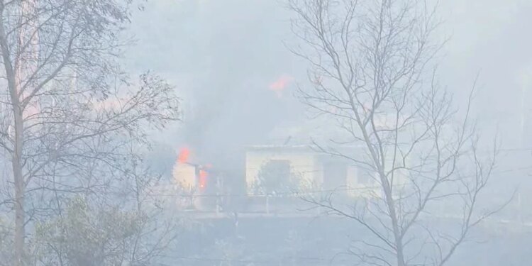 Kreu i Emergjencave Civile në Fier: Flakët shumë pranë banesave e bizneseve, zjarri mori përmasa të jashtëzakonshme