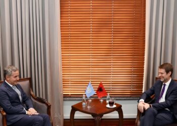 Ministri Hoxha në takim me përfaqësuesin e ri të OBSH-së në Shqipëri për zhvillimin mëtejshëm të shërbimit shëndetësor