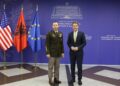 Ministri Hoxha takohet me komandantin e Forcës Ndërkombëtare për Gazën: Shqipëria krah SHBA-ve për paqe e siguri