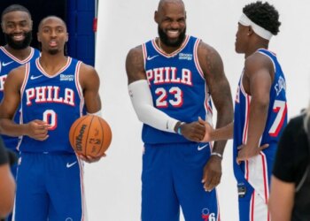 NBA/ LeBron James, fotot e para me Philadelphia 76ers: Do të kisha shkuar te New York Knicks nëse…
