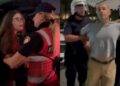 Pamje nga shoqërimi i tubuesve në Tiranë, protestuesja kërkon telefonin për të lajmëruar motrën: Kam mamin të sëmurë