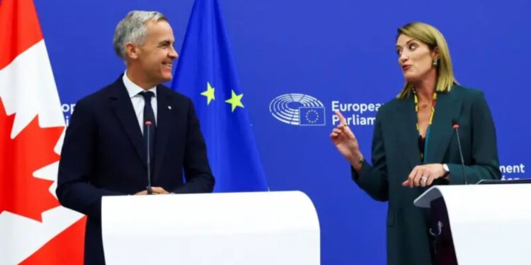 Partneritet strategjik i ri, kryeministri kanadez Mark Carney: Mirëpresim ambicien e BE-së për aleancë më të ngushtë