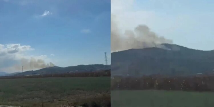 Pas më shumë se tri orësh luftë me flakët, zjarri në fshatin Bunavi të Vlorës vihet nën kontroll