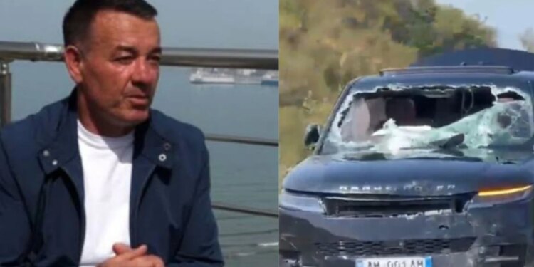 Policia reagon për kërcënimin ndaj biznesmenit në Vlorë: në automjetin aksidentuar ishin tre persona, u gjet një pistoletë