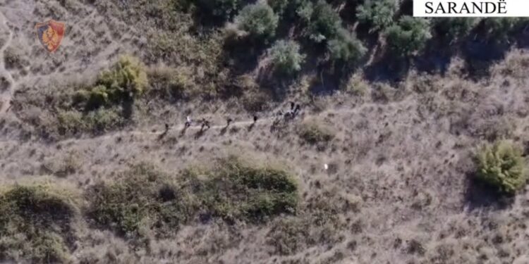 Pranë kufirit me Greqinë kapen 6 emigrantë në makina, arrestohen 2 persona