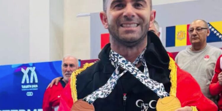 Presidenti Begaj përgëzon Briken Caljan pas fitimit të medaljes së artë: Shqipëria krenohet me ty