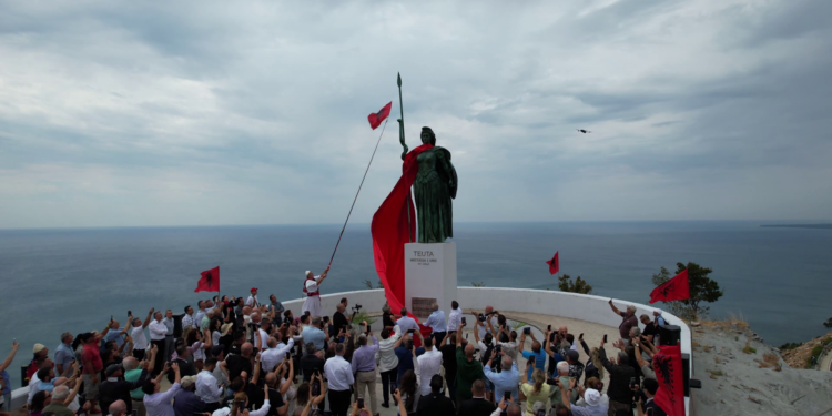 Shtatorja e Teutës ilire në Lezhë, e financuar nga qytetarët në nismën e gazetarit Marin Mema