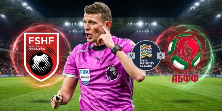 Standardet e Premier League arrijnë në Tiranë, kush do të gjykojë sfidën e kuqezinjve ndaj Bjellorusisë