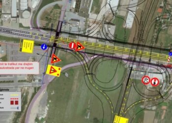 Superstrada Tiranë–Durrës e bllokuar, ARRSH: Oraret dhe devijimet e trafikut për punimet