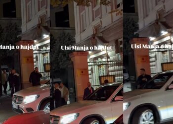 Video/ Aktivistja i zë pritë Ulsi Manjës pasi del nga Komisioni i Ligjeve dhe i thotë O hajdut