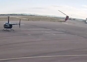 Video/ Përplasje e frikshme në Utah: helikopteri humbet kontrollin pak sekonda pas ngritjes