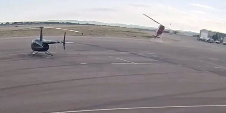Video/ Përplasje e frikshme në Utah: helikopteri humbet kontrollin pak sekonda pas ngritjes