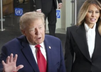 Video/ Trump mbërrin në OKB pranë Melanias dhe përplaset me gazetarët e CNN: Nuk duhet të ishit këtu