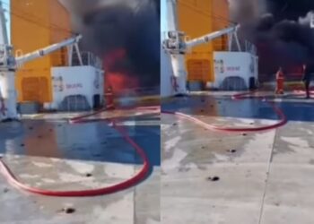 Zjarr përfshin një traget në detin Egje; evakuohen 29 persona