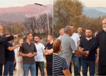 Zjarri masiv përfshiu Himarën/ Rama zbret, takon strukturat e angazhuara, 340 efektivë të Forcave të Armatosura në operacion