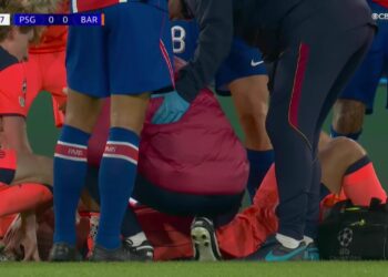 Alarm te Barcelona: Mesfushori i dëmtuar ndaj PSG pritet të humbasë El Clasicon ndaj Real Madridit