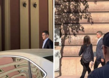 Arvina Lleshi ndalon para Kuvendit dhe i thotë O hajdut Pirro Vengut, ish-ministri pa reagim