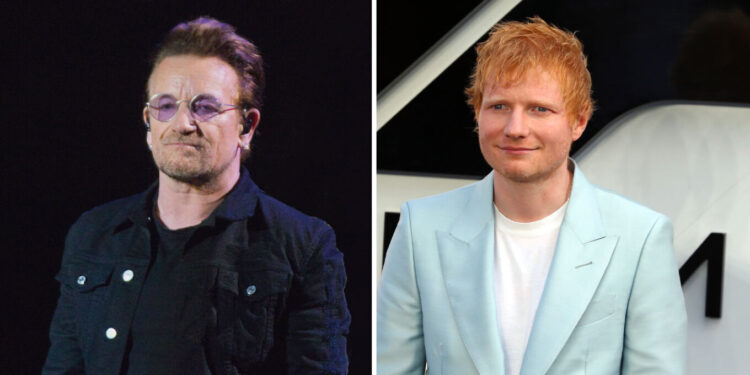 Bono rrëfen bashkëpunimin me Ed Sheeran: Ai nuk donte që unë ta përfshija në politikë