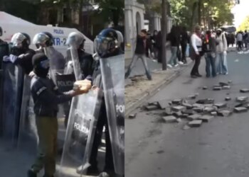 Dita e shtatë e protestës: i ri ushqen efektivët; tjerët shkulin pllakat e Durrësit dhe përgatiten për betejë