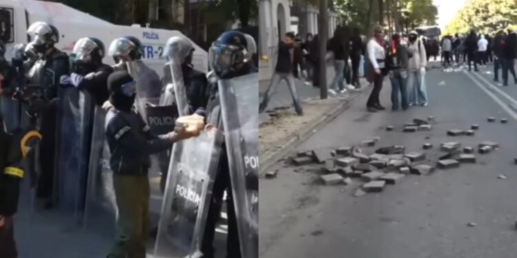 Dita e shtatë e protestës: i ri ushqen efektivët; tjerët shkulin pllakat e Durrësit dhe përgatiten për betejë