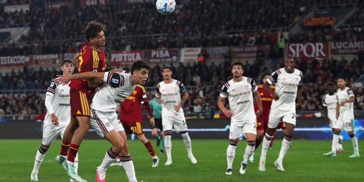 Emocione dhe gola në Roma-Cagliari, verdhekuqtë marrin maksimumin në Serie A