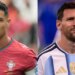 Foto/ Messi i jep lamtumirën Argjentinës, Ronaldo e surprizon me mesazh: Respekt për arritjet e tua, të përqafoj