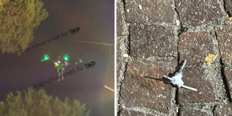 Fotolajm: Protestuesit me shënjestër rrëzojnë dronin e policisë, blindave u bëjnë prite me tela gomëshpues