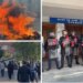 Lezha, Shkodra dhe Elbasani zgjohen me tensione, studentët dhe gjimnazistët protestojnë, Rama te bizneset e dëmtuara në Tiranë